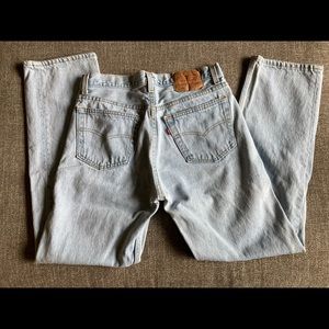 Vintage 501 Levis light wash W 32 L 30